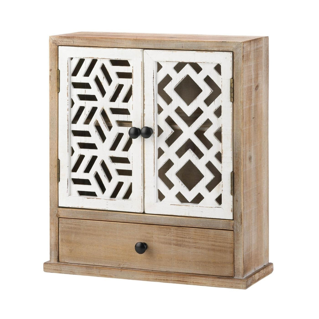 GEO PATTERN WALL CABINET Image 1