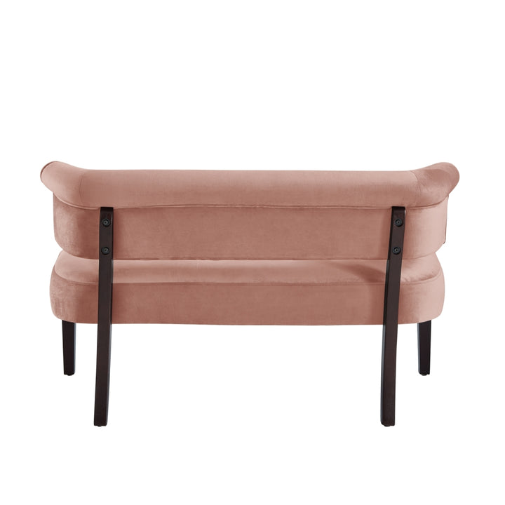 Livia Velvet Bench-Upholstered-Button Tufted Image 6