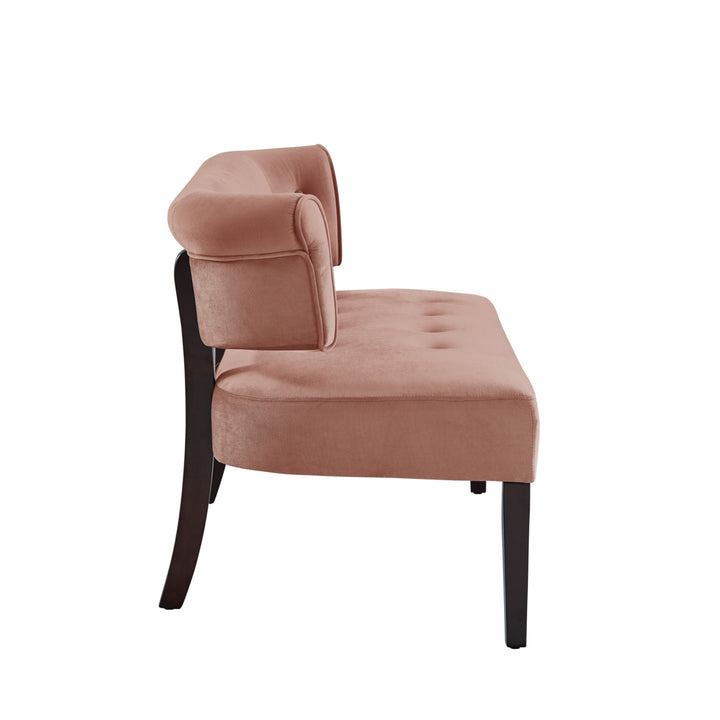 Livia Velvet Bench-Upholstered-Button Tufted Image 9