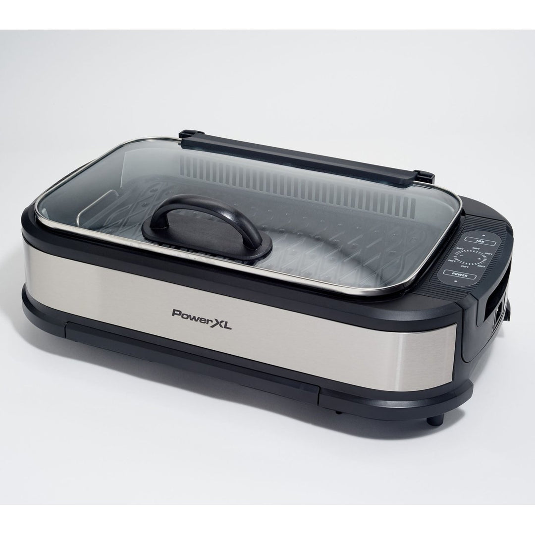 PowerXL Smokeless Grill Pro 1500W Smokeless Grill Pro with Griddle Plate Model K50547 Refurbished Image 5