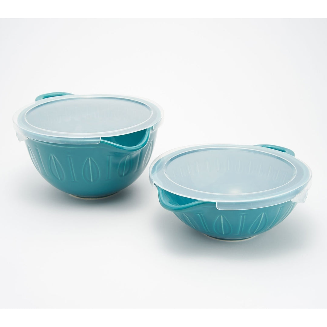 Mad Hungry 2-Piece LipnLoop Mixing Bowl with Lids Model K48001 Image 4
