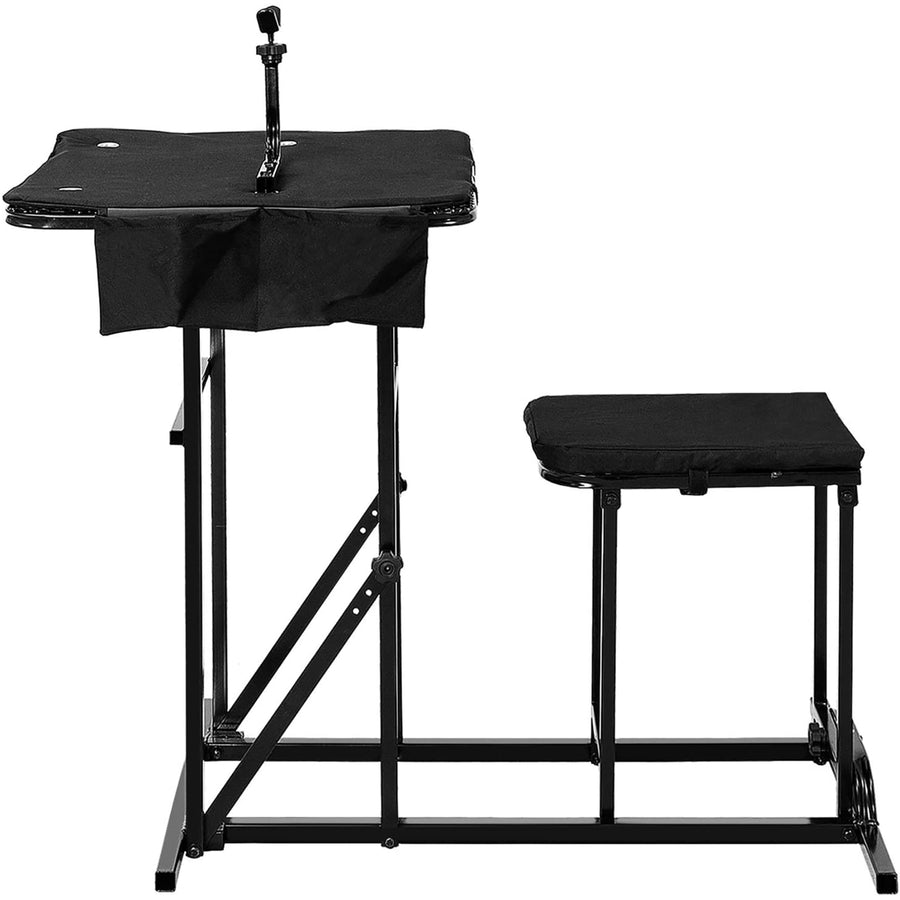 Foldable Shooting Table w/ Height Adjustable Hunting Gun Rest for Outdoor Range Image 1