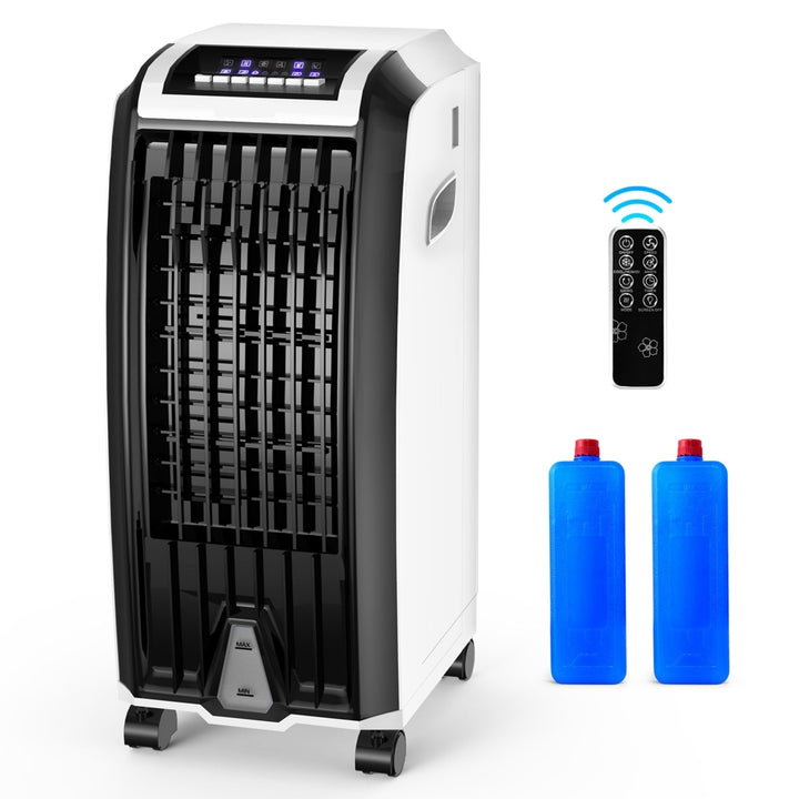 Portable Air Evaporative Cooler Fan w/ Remote Control Casters Home Office Image 1