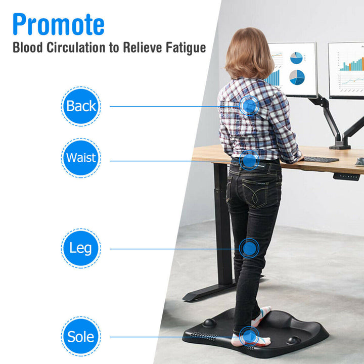 Anti-Fatigue Standing Desk Mat Ergonomic Comfort Floor Foot Mat Home Office Work Image 4