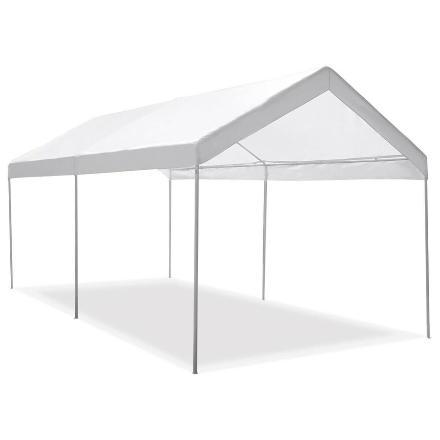 Steel Frame Party Tent Canopy Shelter Portable Car Carport Garage Cover Image 1