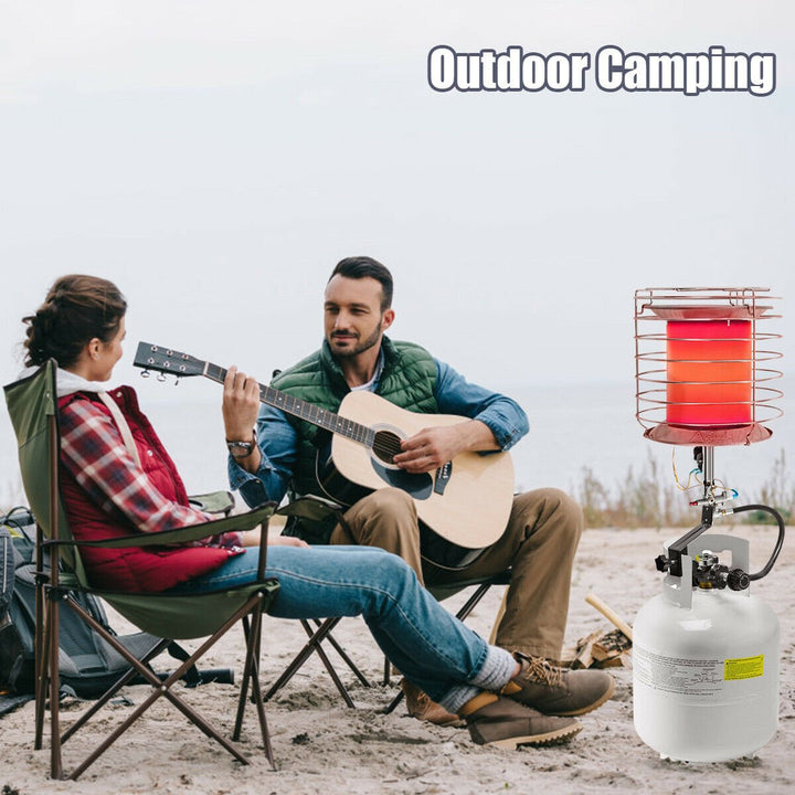 Portable Tank Top Propane Heater Outdoor 42,000 BTU Camping Image 4