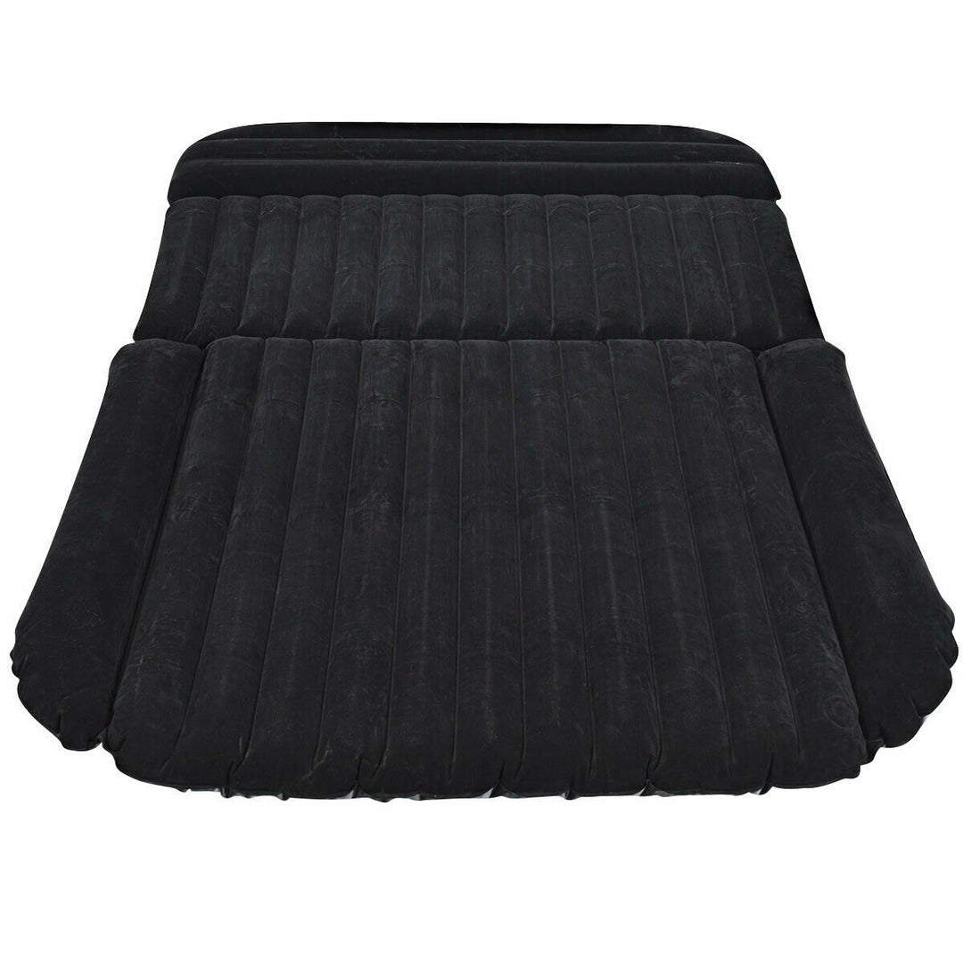 Inflatable SUV Air Backseat Mattress Flocking Travel Pad w/Pump Camping Outdoor Image 8