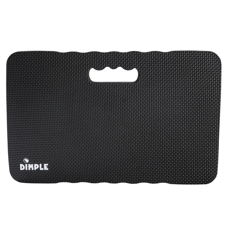 Dimple Thick Foam Kneeling Pad 1.5" Black Gardening Bath Yoga Mat 17.8x11" Image 1