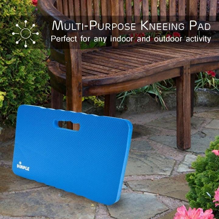 Dimple High Density Foam Kneeling Pad 2 Pack Blue 17.8x11 for Gardening Yoga Image 7