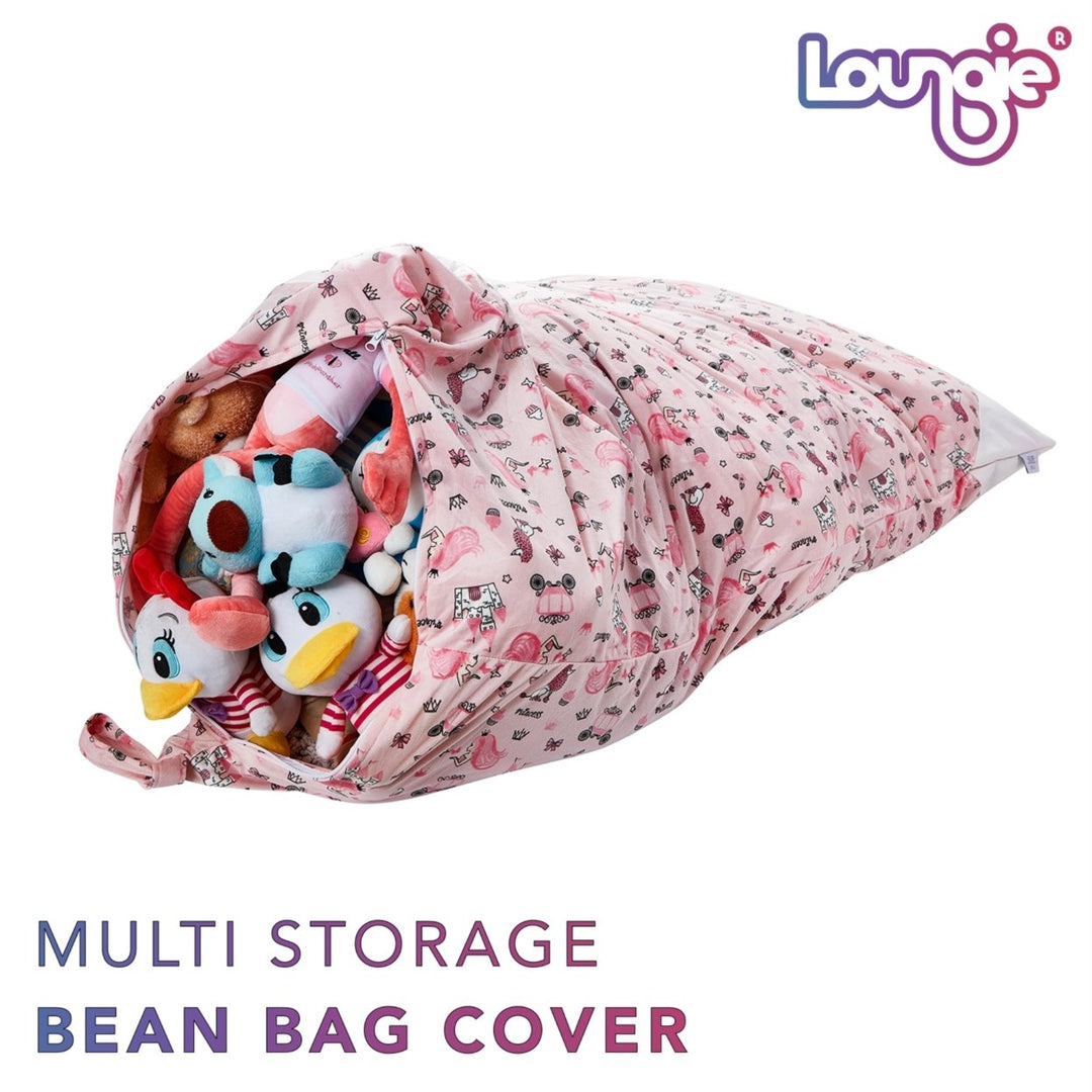 Bean Bag Covers-Microfiber-Storage Organizer Image 6