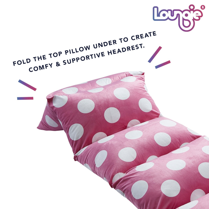Floor Pillow Cover-Microfiber-Nap Mat-Requires 5 Standard Twin Size Pillows-Stars-Dot Image 8