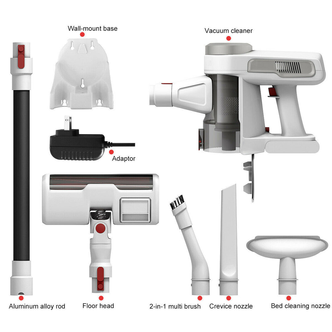 110W Cordless Vacuum Cleaner Handheld Vacuum Multifunction with Four Heads Image 5