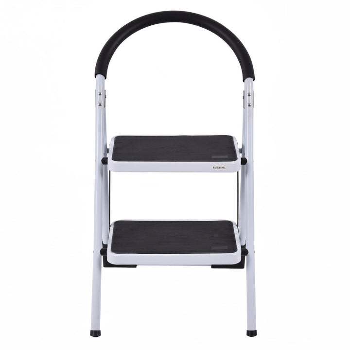 2 Step Ladder Folding Stool Heavy Duty 330Lbs Capacity Industrial Lightweight Image 5