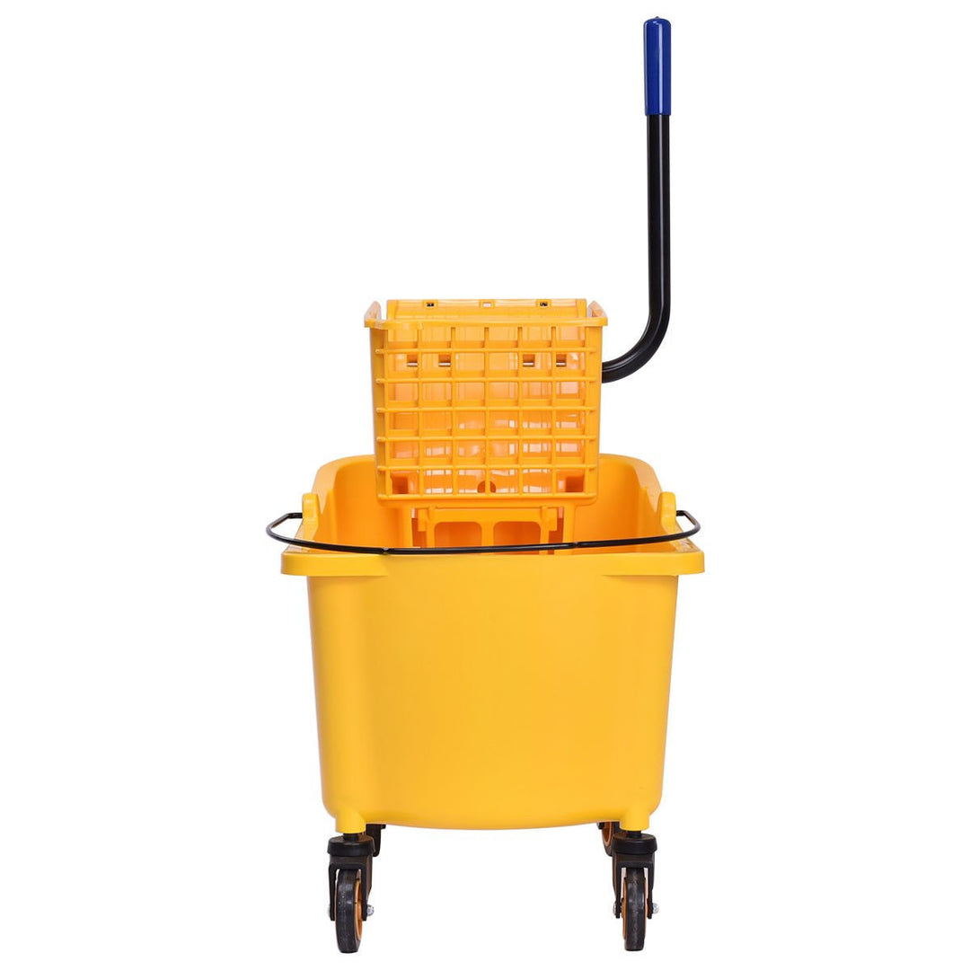 35 Quart Side Press Wringer Mop Bucket Mop Bucket Wringer Combo Image 5