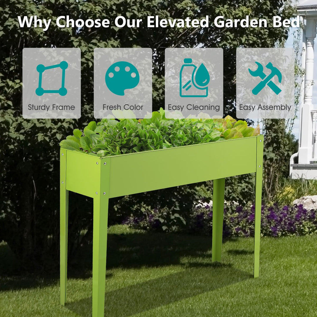 40x12 Outdoor Elevated Garden Plant Stand Raised Tall Flower Bed Image 5