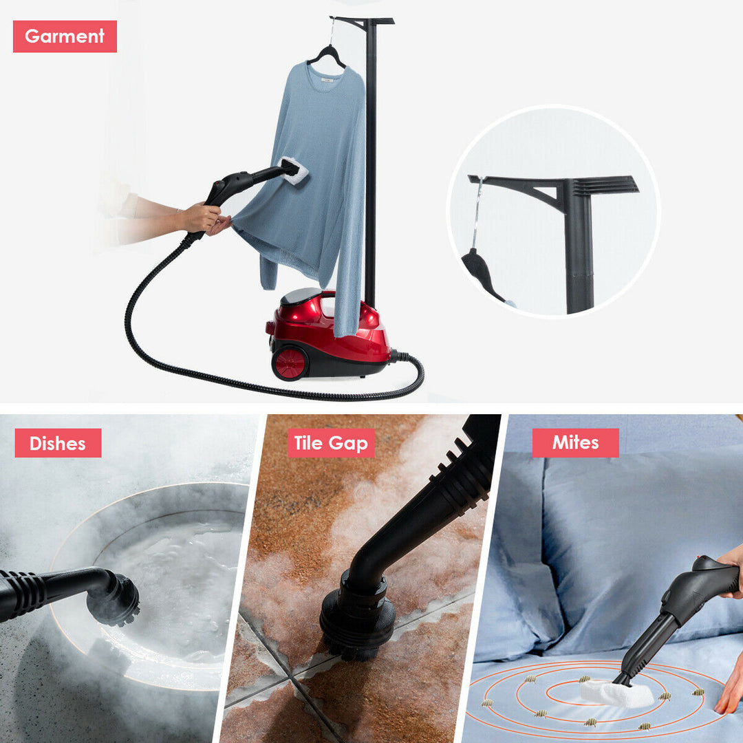 2000W Heavy Duty Steam Cleaner Mop Multi-Purpose W/19 Accessories 4.0 Bar 1.5L Image 5