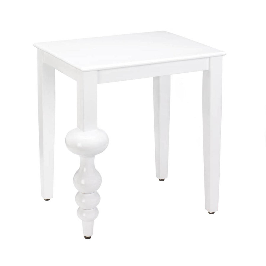 MILAN WHITE ACCENT TABLE Image 1