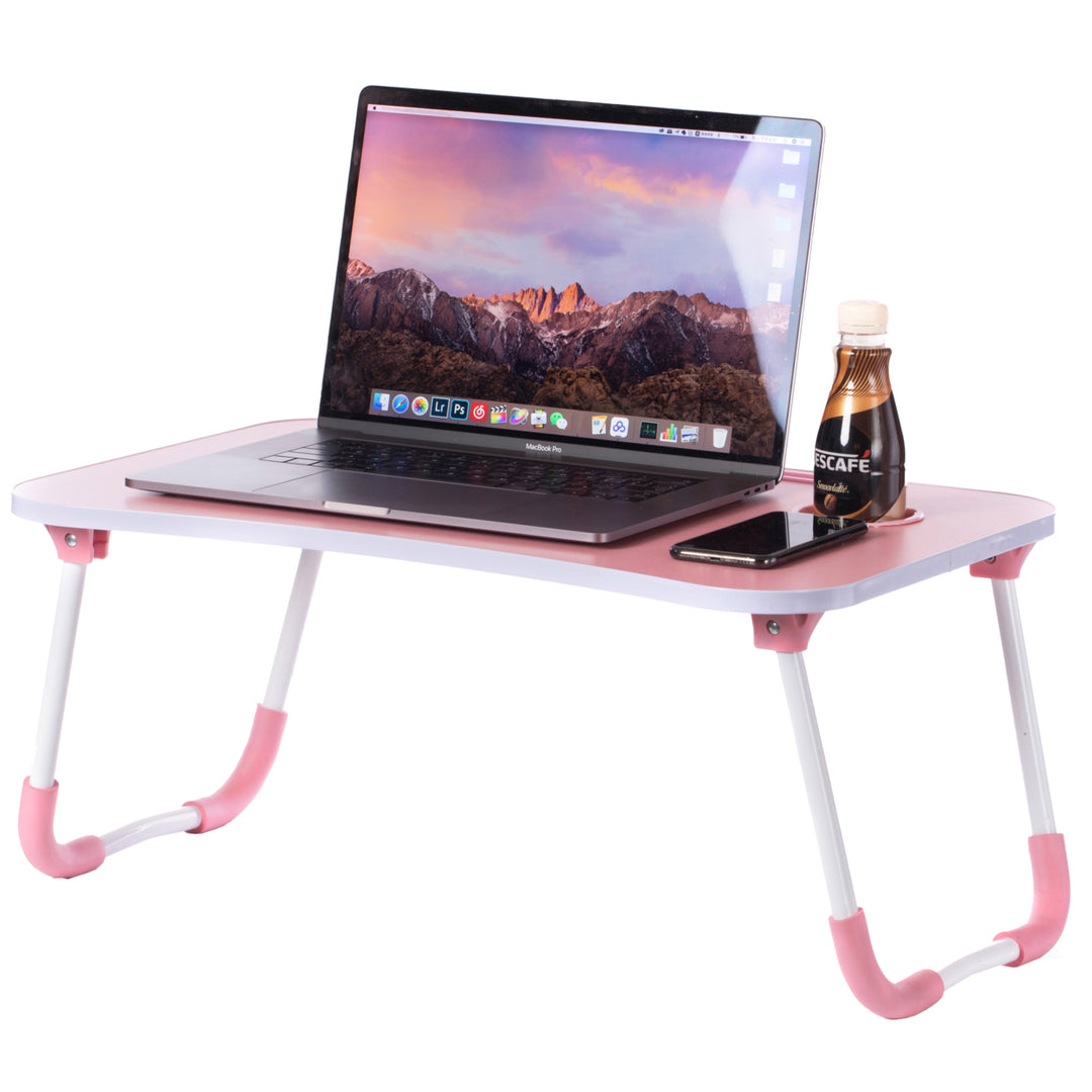 Bed Tray Laptop Foldable Table, Kids Lap Desk Homework Table Image 8