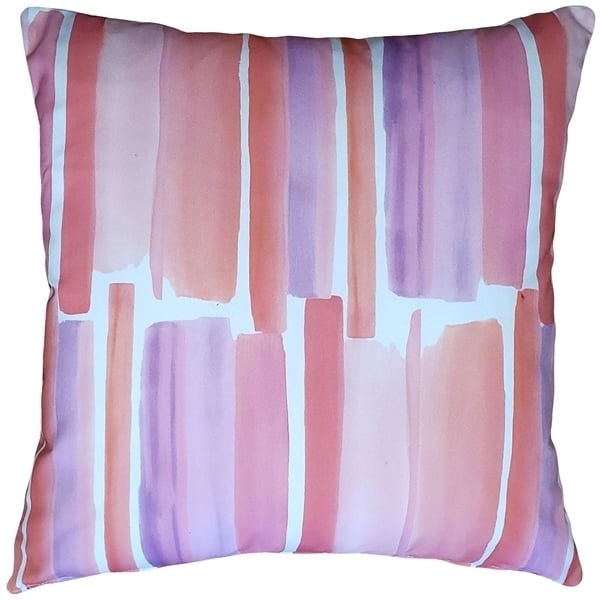 Pillow Decor Karalina Beach Glass Blush Throw Pillow 20x20 with Insert Image 1