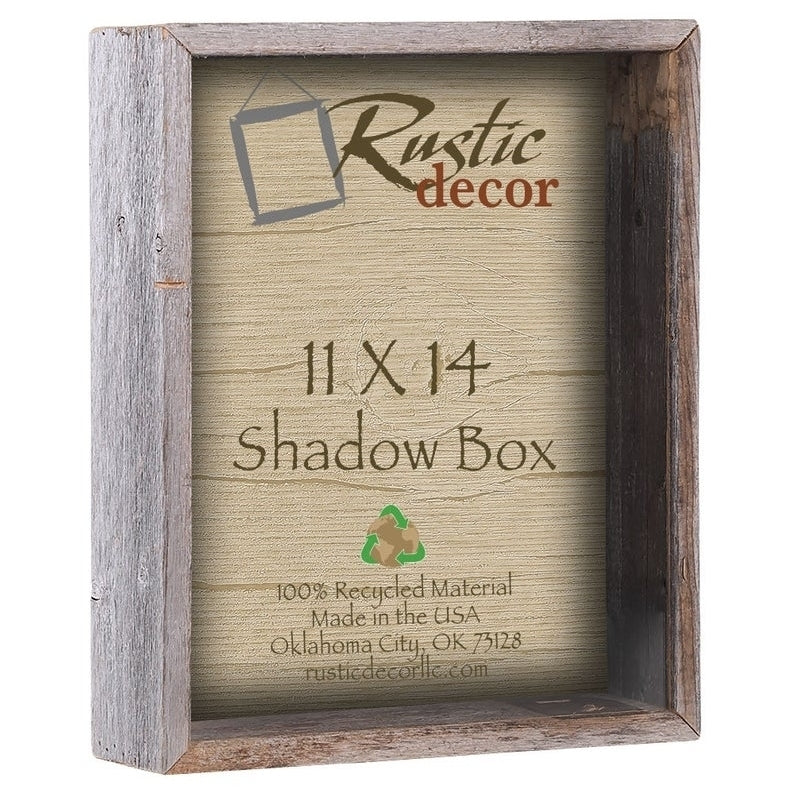11x14 Rustic Barn Wood Collectible Shadow Box Image 2