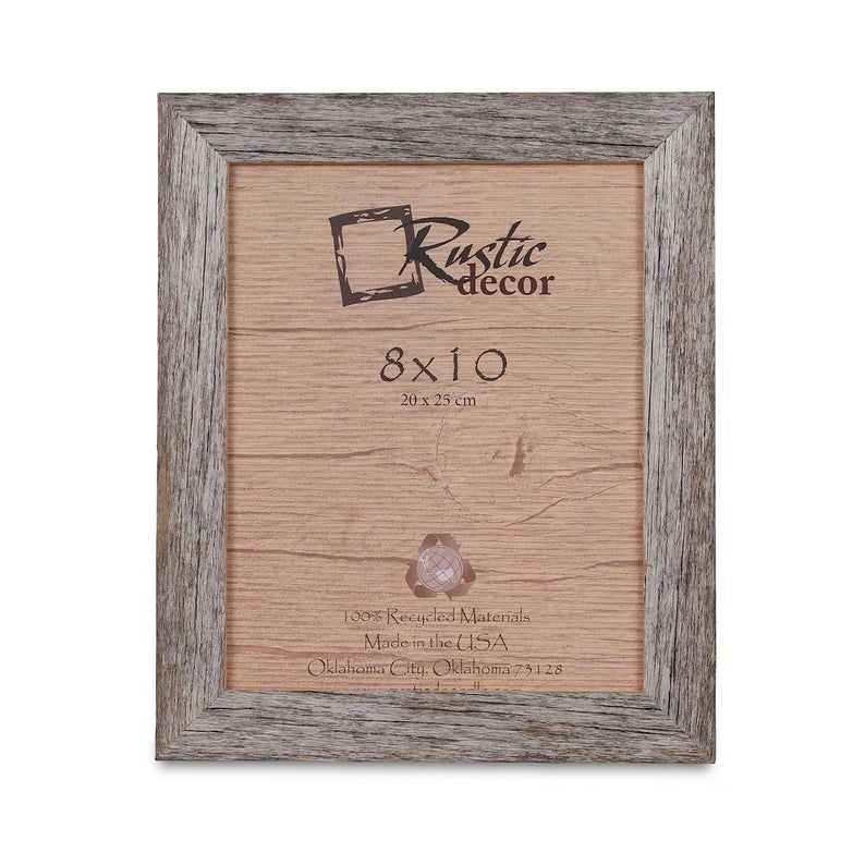 Rustic Reclaimed Barn Wood 8x10 Standard Photo Frame Image 1