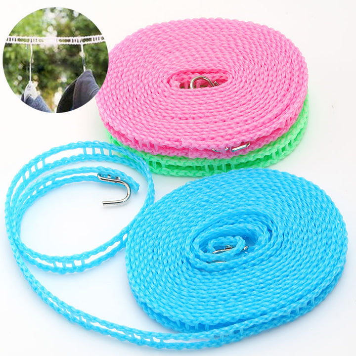 2-Pack Travel Non-slip Clothesline 5 Meters In Random Colors Image 1