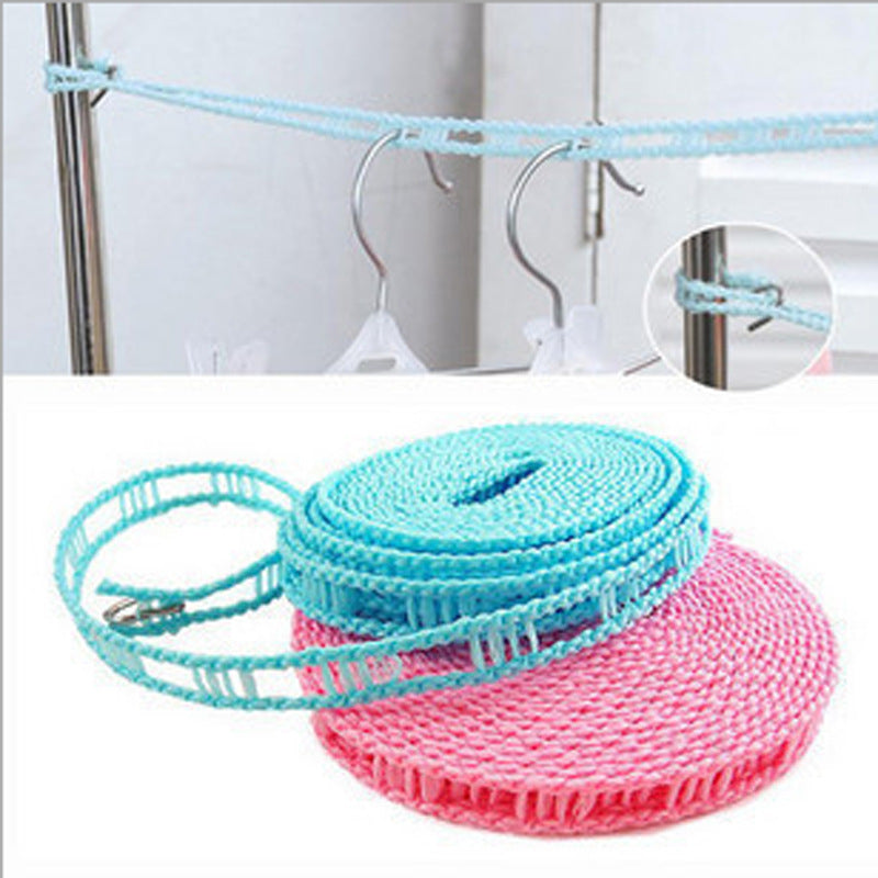 2-Pack Travel Non-slip Clothesline 5 Meters In Random Colors Image 2