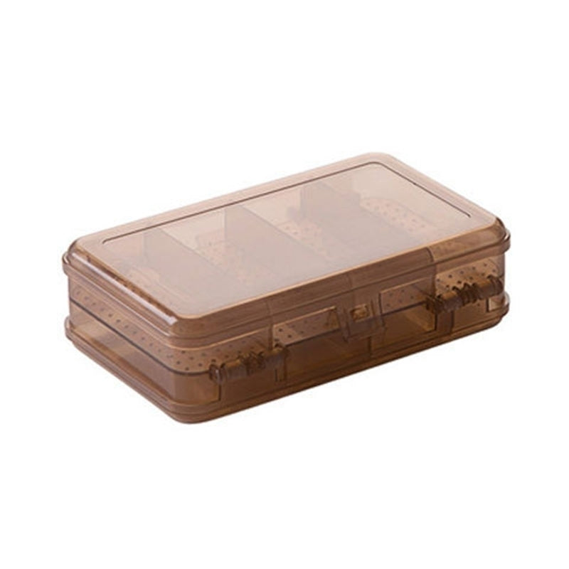 Double-layer 10-compartment Jewelry Storage Box With Lid Image 6