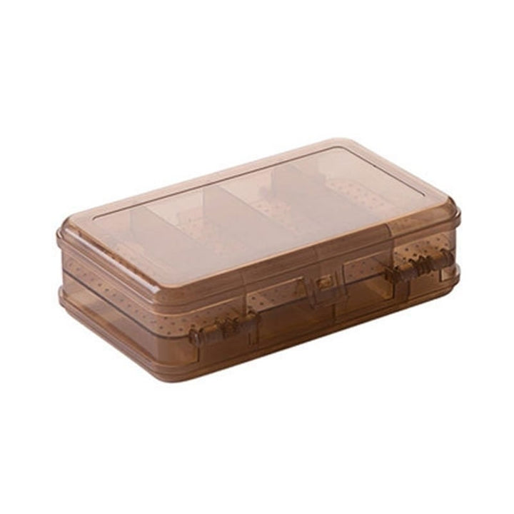 Double-layer 10-compartment Jewelry Storage Box With Lid Image 1