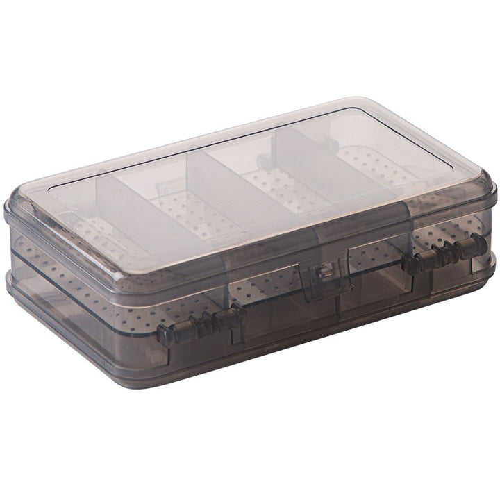 Double-layer 10-compartment Jewelry Storage Box With Lid Image 7