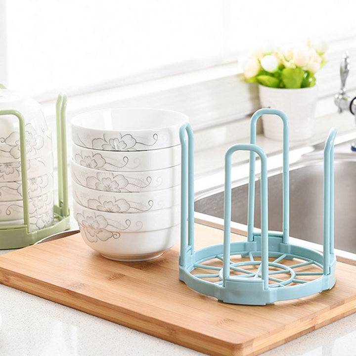 Kitchen Tableware Storage Drain Rack Image 3