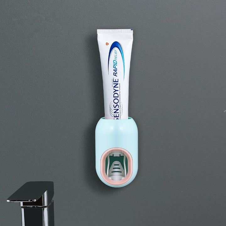 Automatic Toothpaste Squeezer Wall Hanging Free Punch Image 1