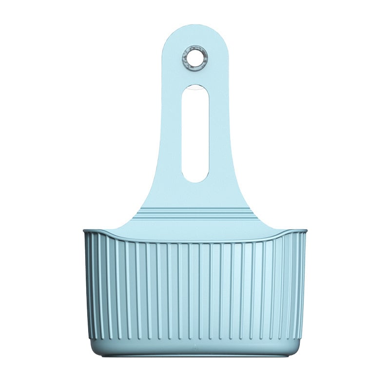 Kitchen Non-marking Suction Cup Drain Hanging Basket Image 1