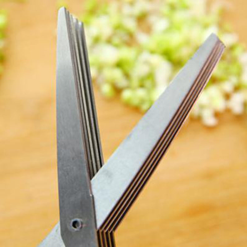 Multifunctional 5-layer Kitchen Scissors Image 5