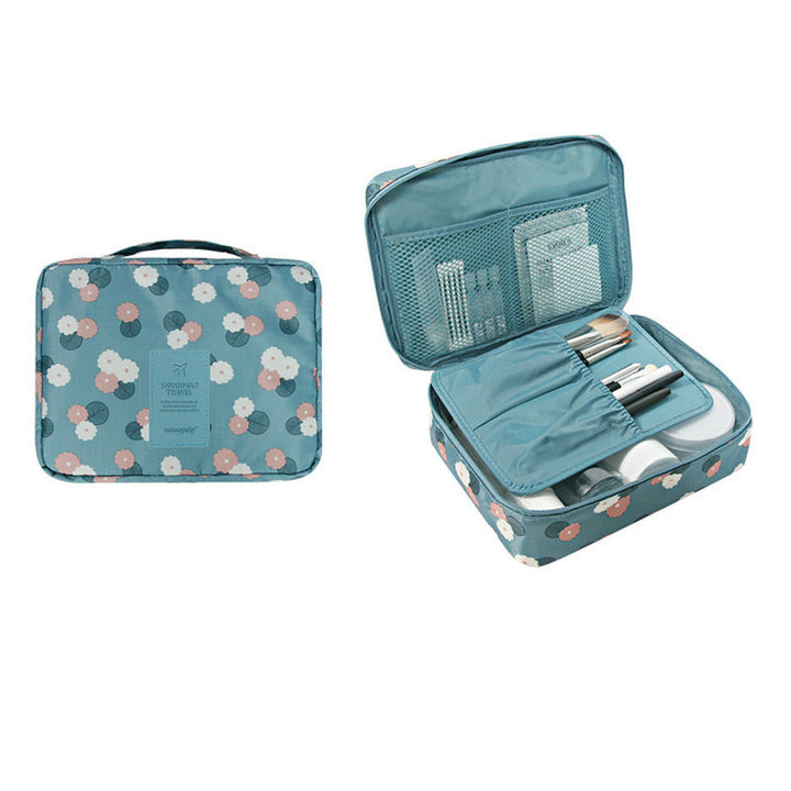 Multi-layer Storage Portable Portable Cosmetic Bag Image 3