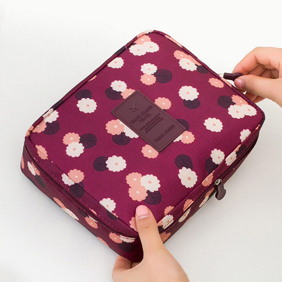 Multi-layer Storage Portable Portable Cosmetic Bag Image 9