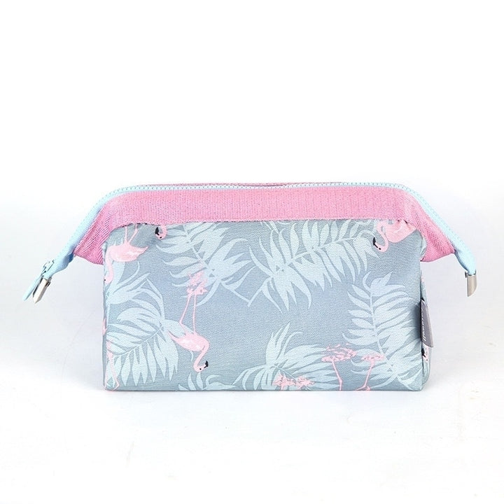 Portable Portable Waterproof Layered Toiletry Cosmetic Bag Image 4