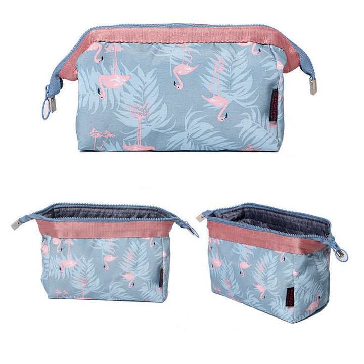 Portable Portable Waterproof Layered Toiletry Cosmetic Bag Image 6