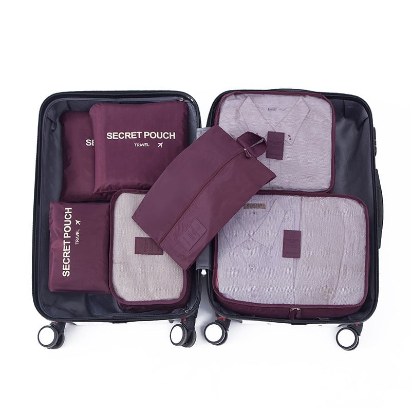 7-Piece Travel Clothing Storage Bag Image 4