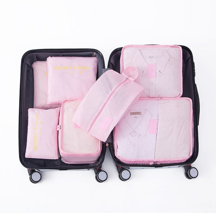 7-Piece Travel Clothing Storage Bag Image 1