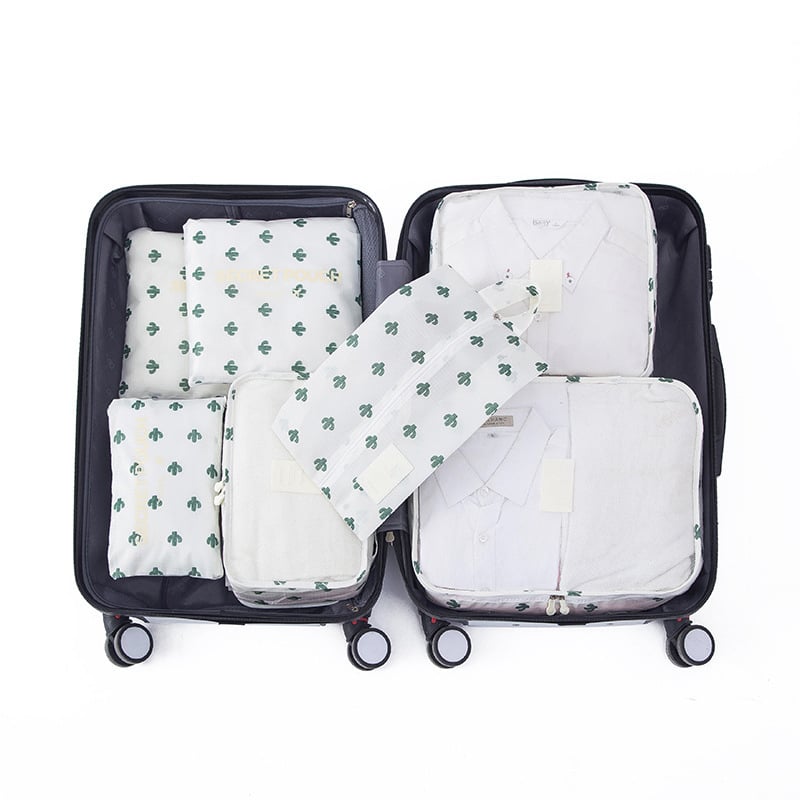 7-Piece Travel Clothing Storage Bag Image 1