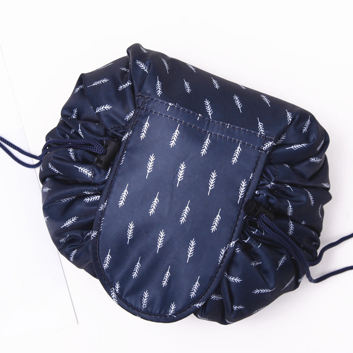 Printed Drawstring Cosmetic Bag Storage Portable Travel Image 7