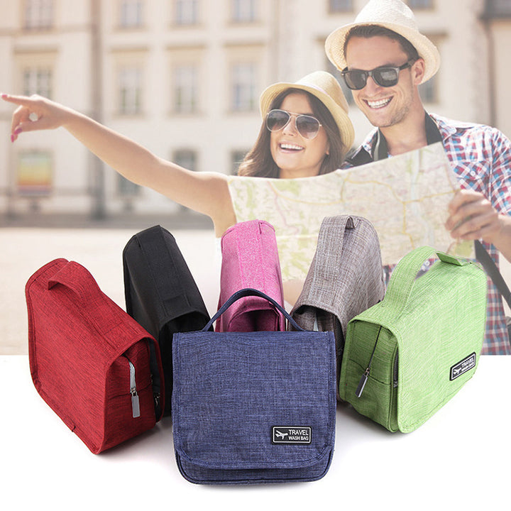 Waterproof Hook Travel Storage Toilet Cosmetic Bag Image 2