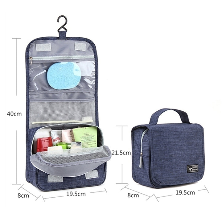 Waterproof Hook Travel Storage Toilet Cosmetic Bag Image 5