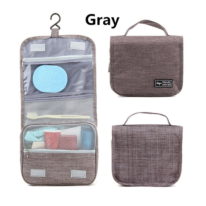 Waterproof Hook Travel Storage Toilet Cosmetic Bag Image 9