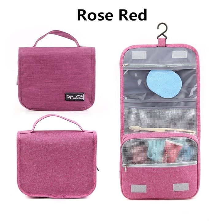 Waterproof Hook Travel Storage Toilet Cosmetic Bag Image 11