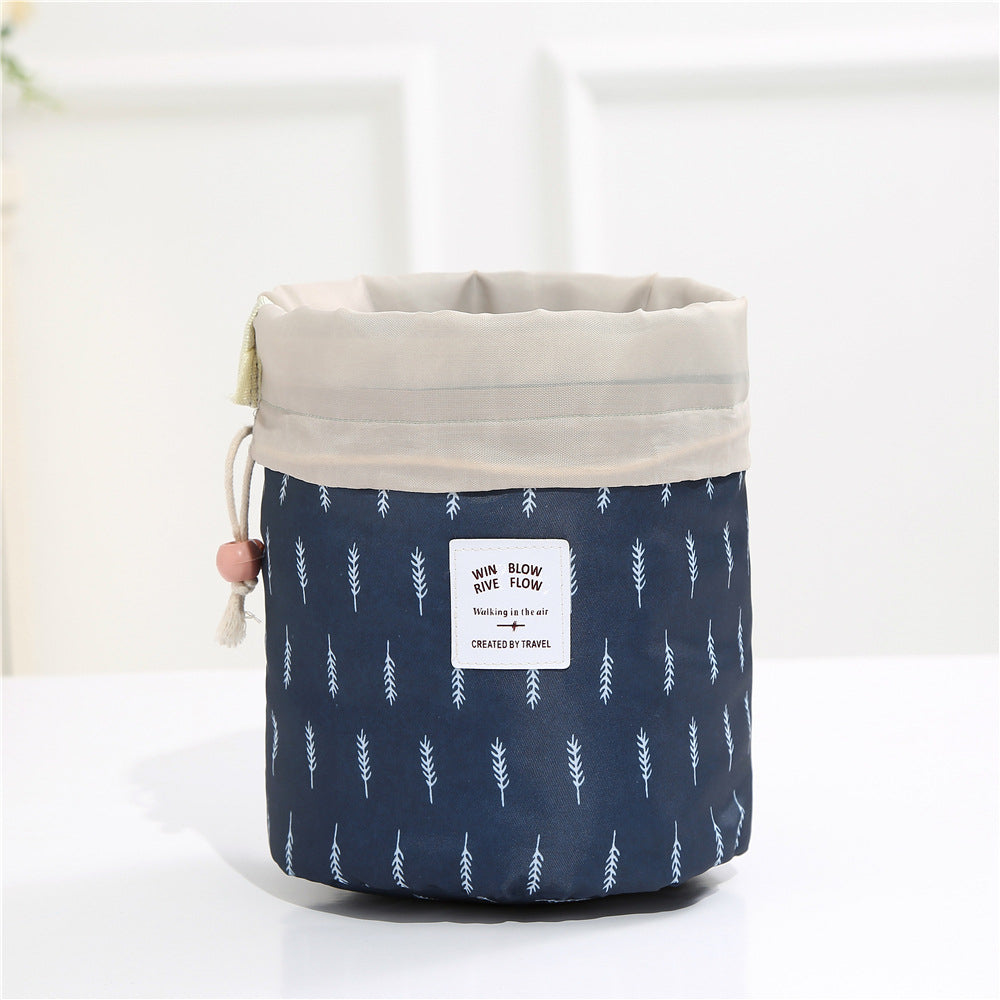 Color Cylinder Drawstring Cosmetic Bag Image 6