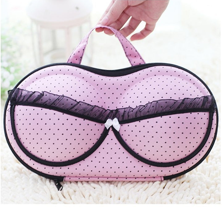 Travel Portable Underwear Bra Storage Box With Lid Image 1