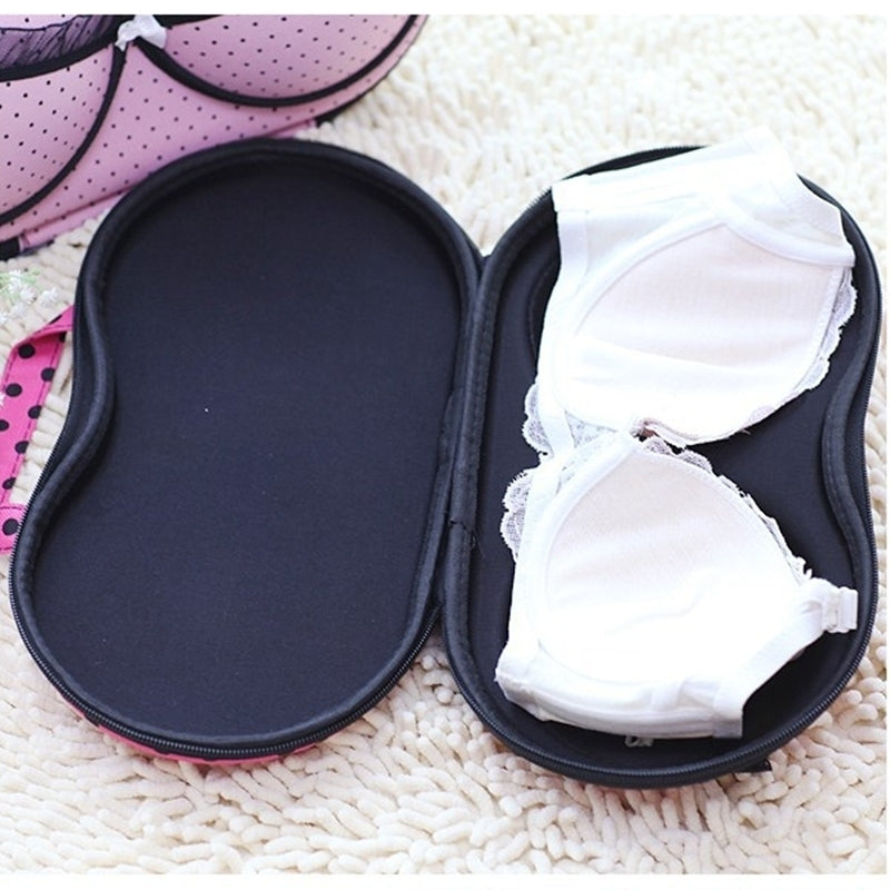 Travel Portable Underwear Bra Storage Box With Lid Image 2