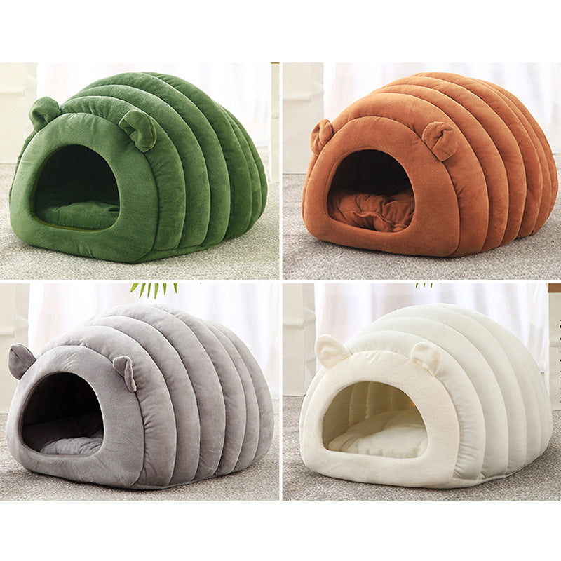 Pet Kennel Cat Bed Semi-enclosed Image 3